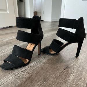 Jessica Simpson Black Strappy Heels Size 7.5